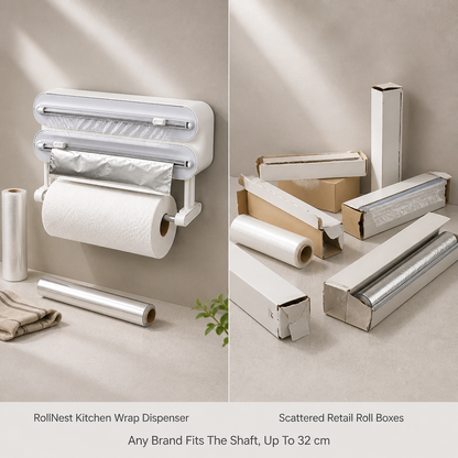 RollNest Kitchen Wrap Dispenser — comparison