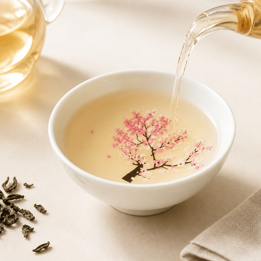 Petalwake Color-Changing Tea Bowl — hero