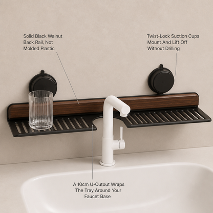 Vanora Walnut Sink Shelf — feature_callout