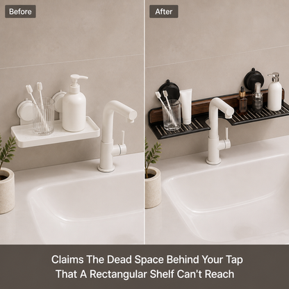 Vanora Walnut Sink Shelf — before_after