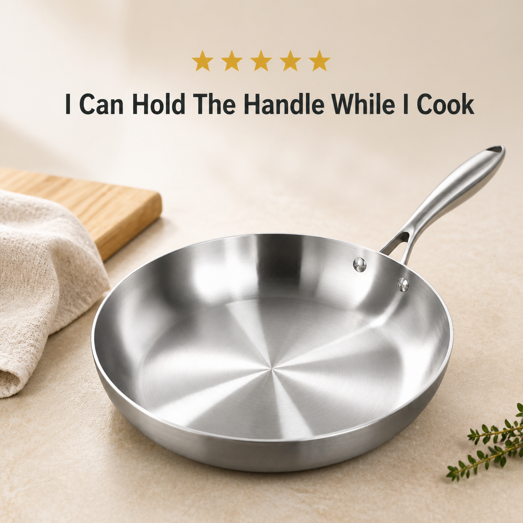 TrueForge Stainless Steel Fry Pan — review_social_proof