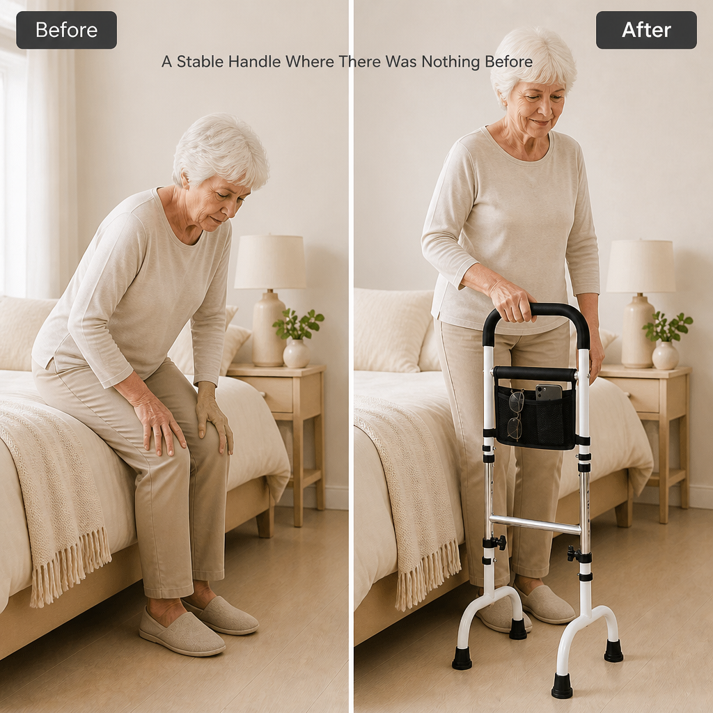 SteadyRise Bedside Stand-Up Aid — before_after