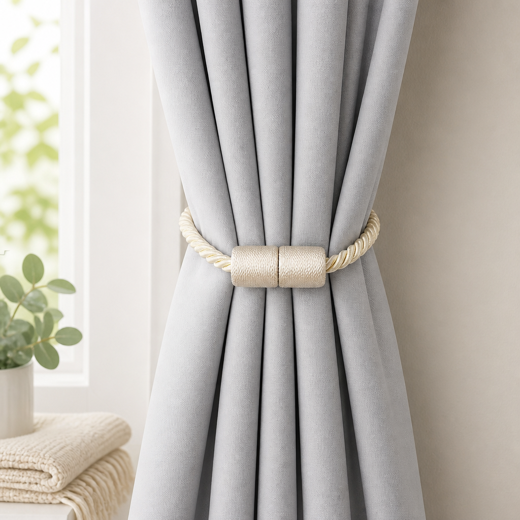 LoopLatch Magnetic Curtain Tiebacks — hero