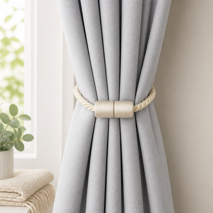 LoopLatch Magnetic Curtain Tiebacks — hero