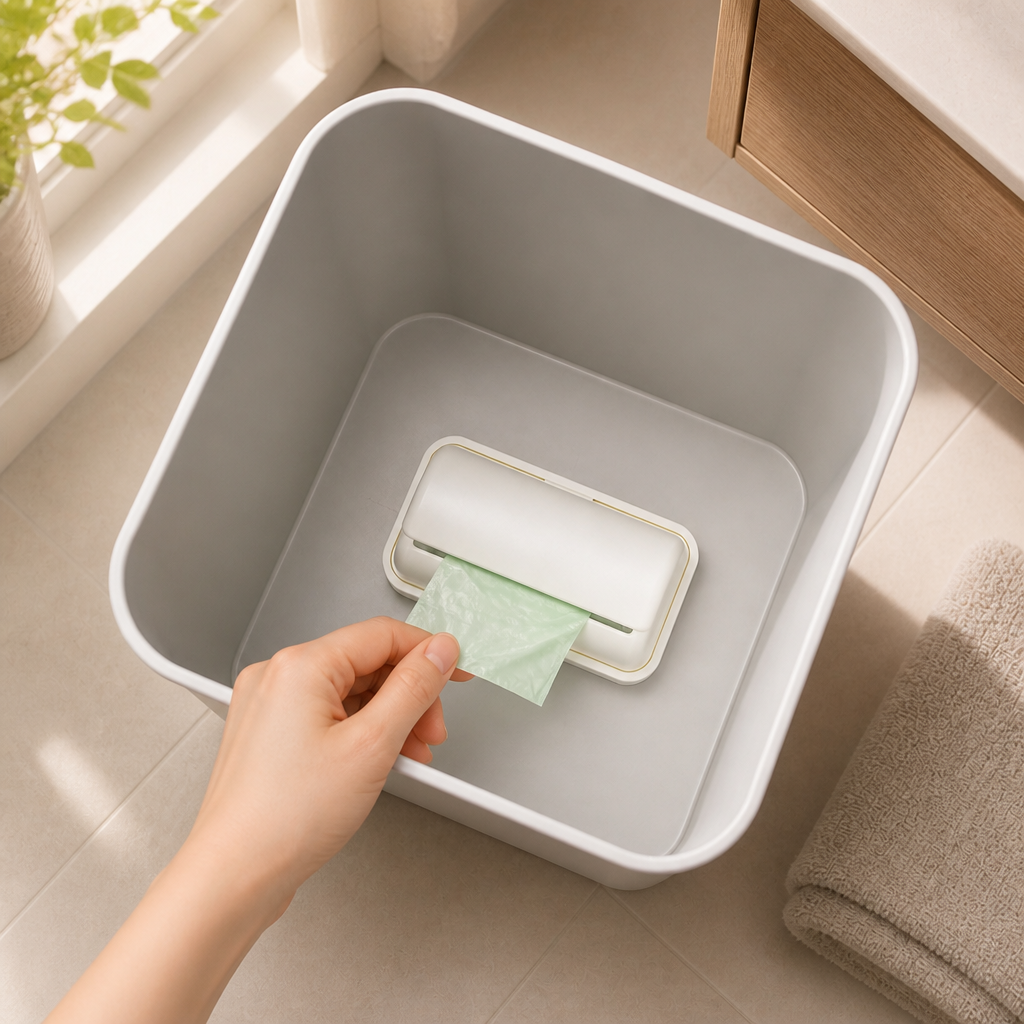 BinNest Trash Bag Dispenser — benefit_visualization