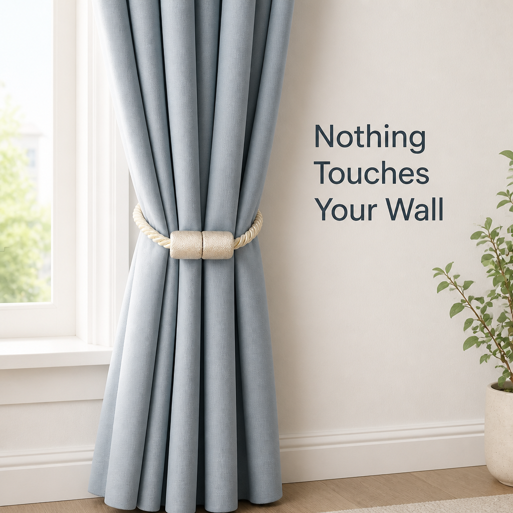 LoopLatch Magnetic Curtain Tiebacks — benefit_visualization