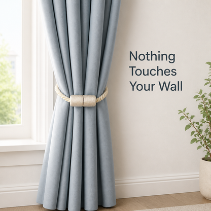 LoopLatch Magnetic Curtain Tiebacks — benefit_visualization