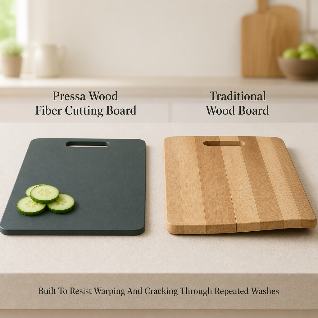 Pressa Wood Fiber Cutting Board — comparison