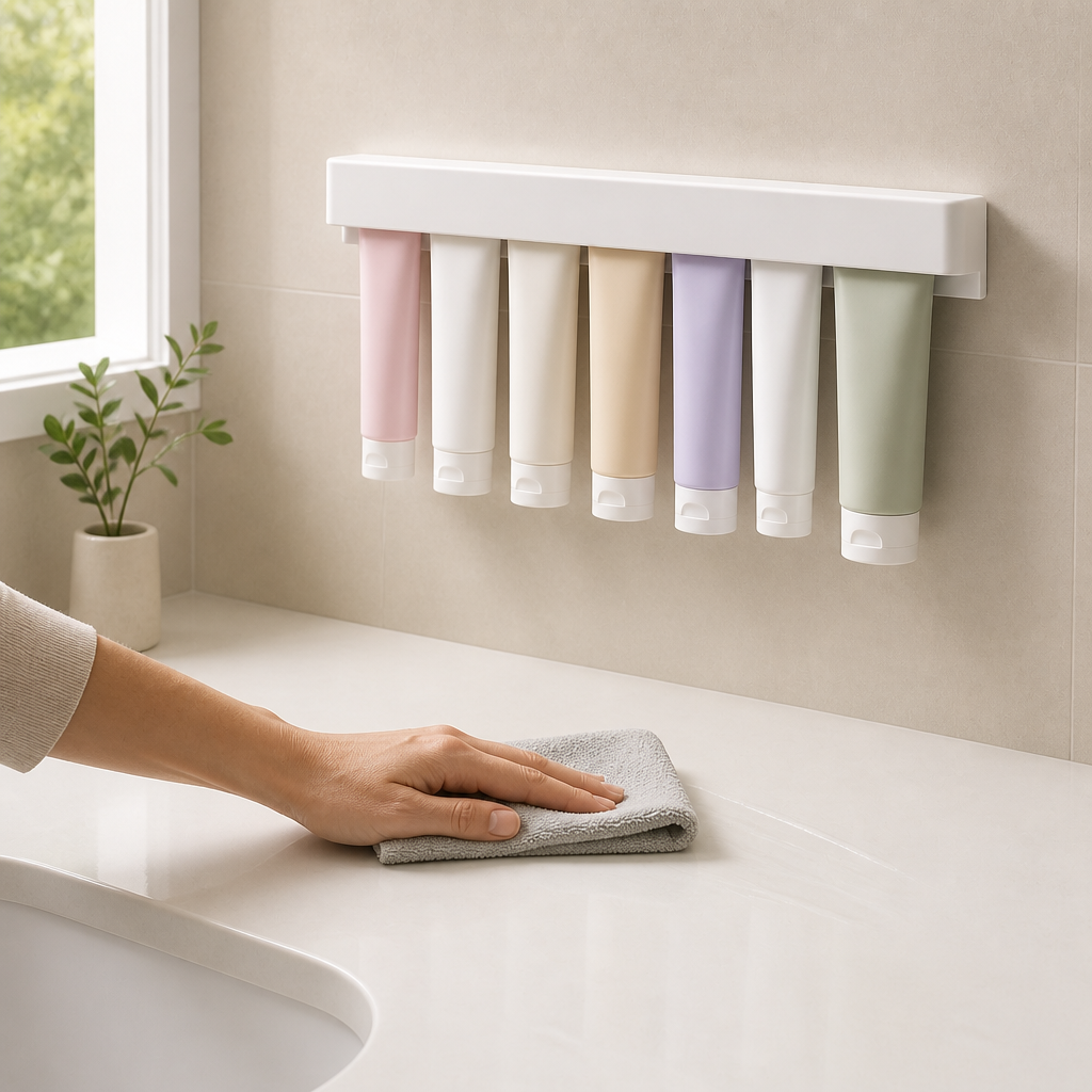 Tubelo Wall Tube Organizer — benefit_visualization