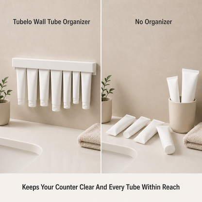 Tubelo Wall Tube Organizer — comparison