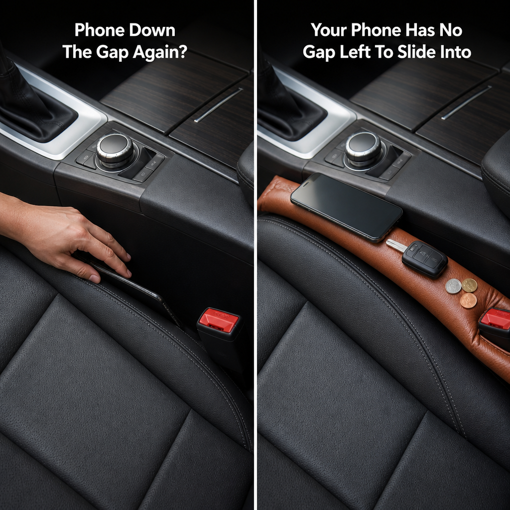 SnugSeat Car Seat Gap Filler — problem_solution