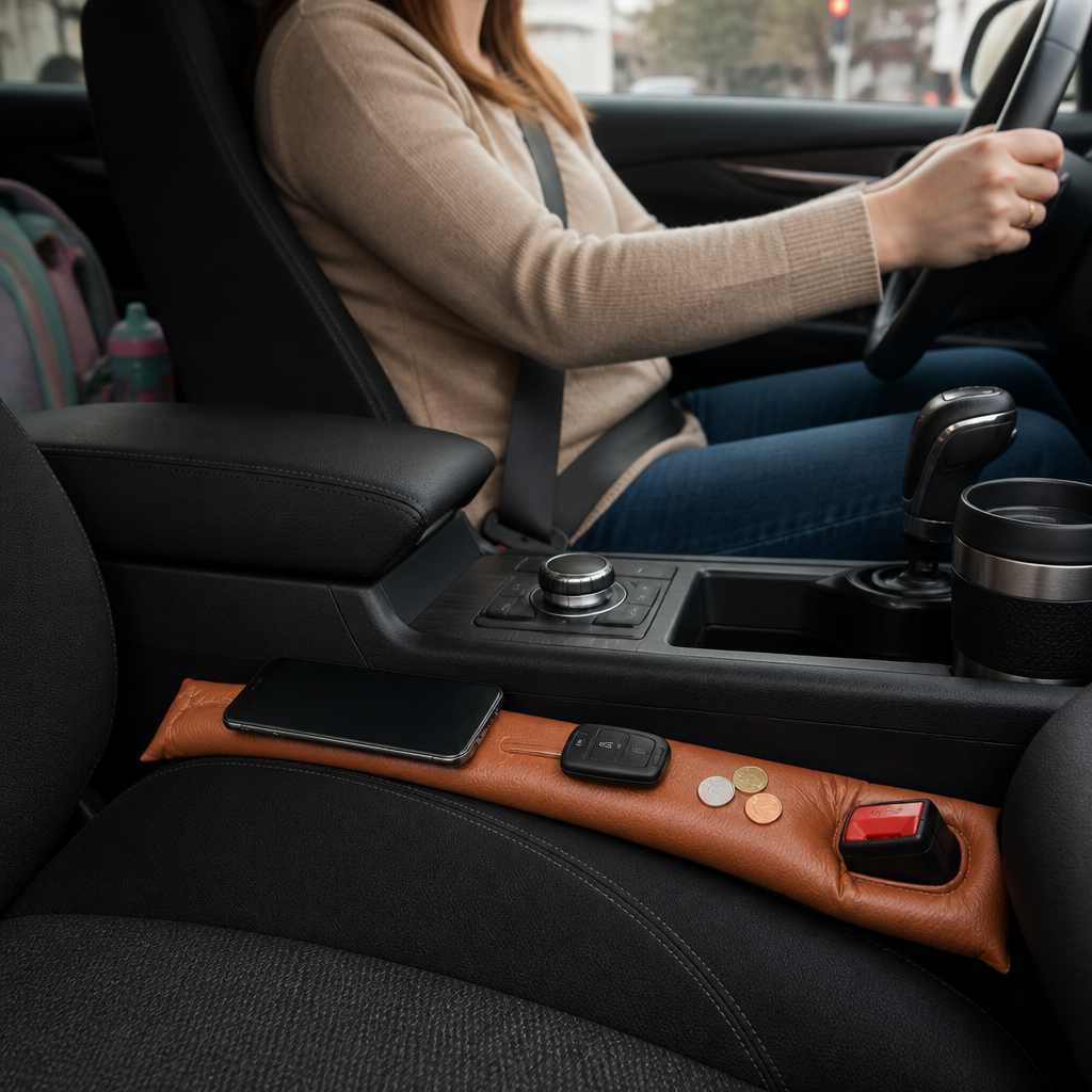 SnugSeat Car Seat Gap Filler — lifestyle