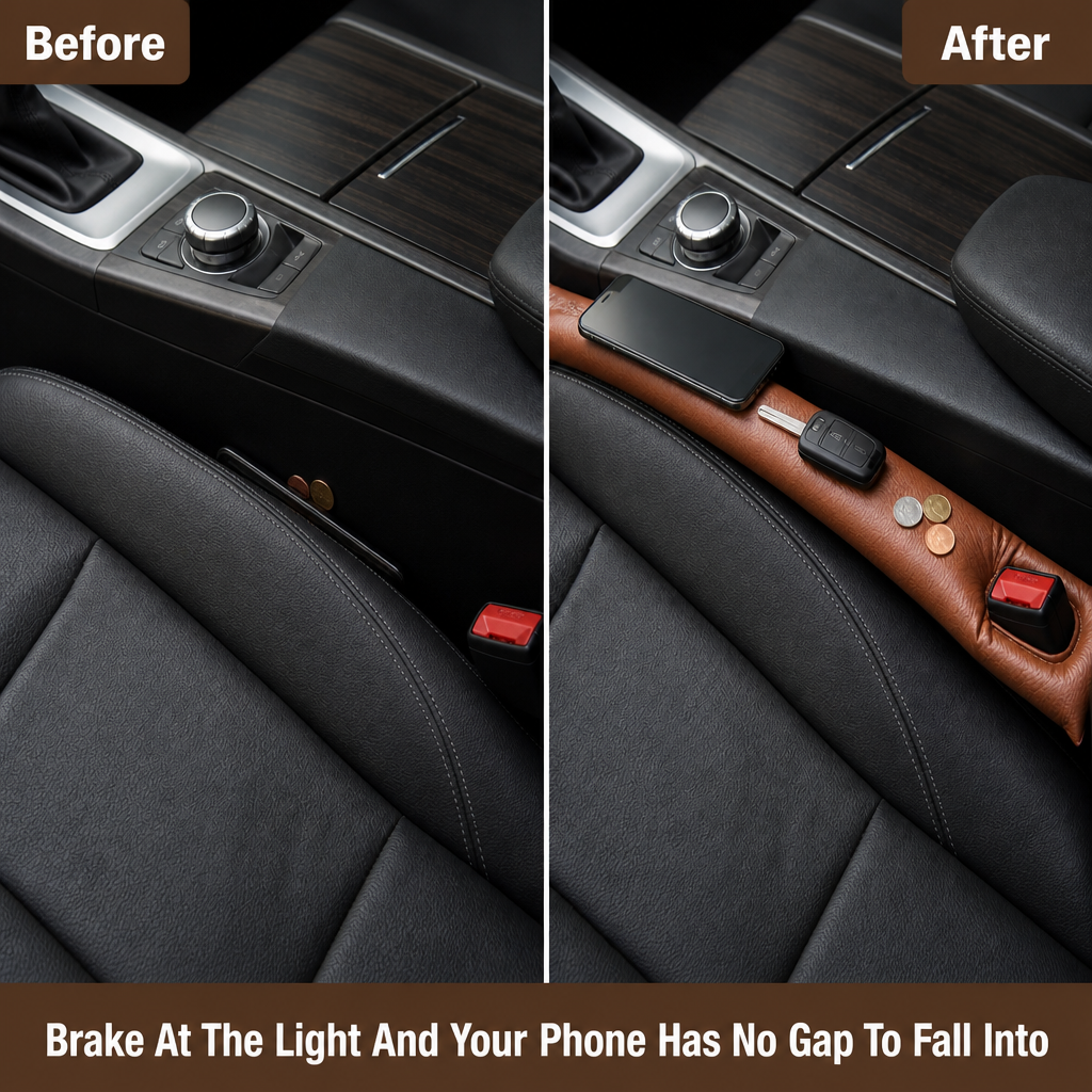 SnugSeat Car Seat Gap Filler — before_after