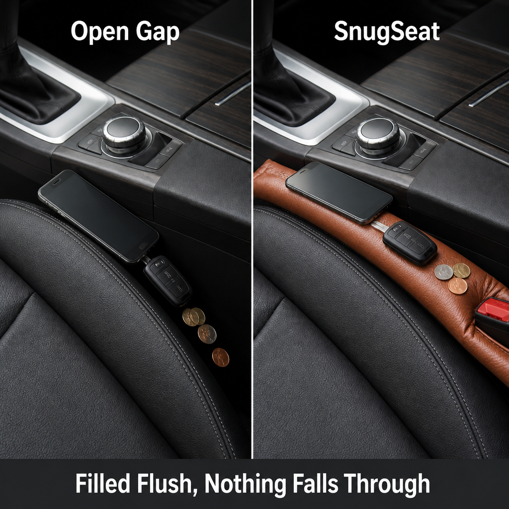 SnugSeat Car Seat Gap Filler — comparison