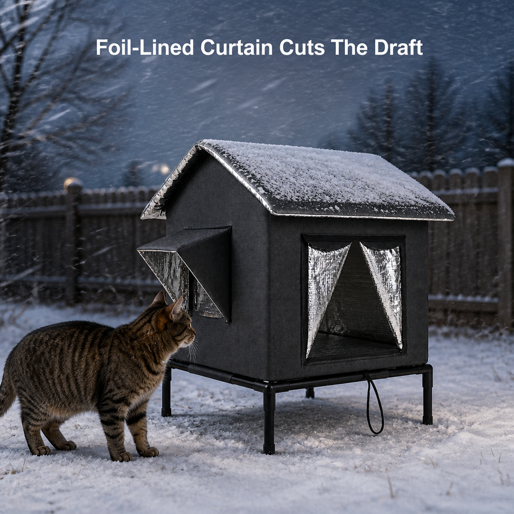 Hearthpaw Insulated Cat Shelter — benefit_visualization
