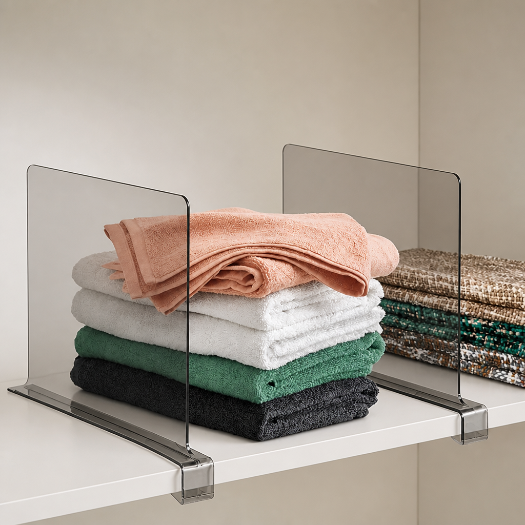Stackwell Clear Shelf Dividers — hero