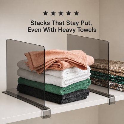 Stackwell Clear Shelf Dividers — review_social_proof