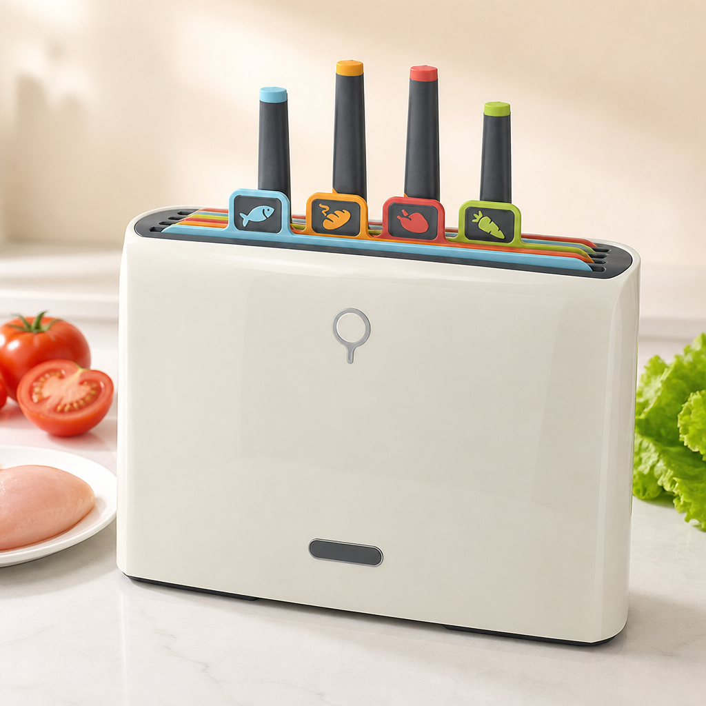 PrepRight Cutting Board and Knife Station — hero