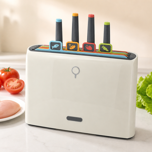 PrepRight Cutting Board and Knife Station — hero