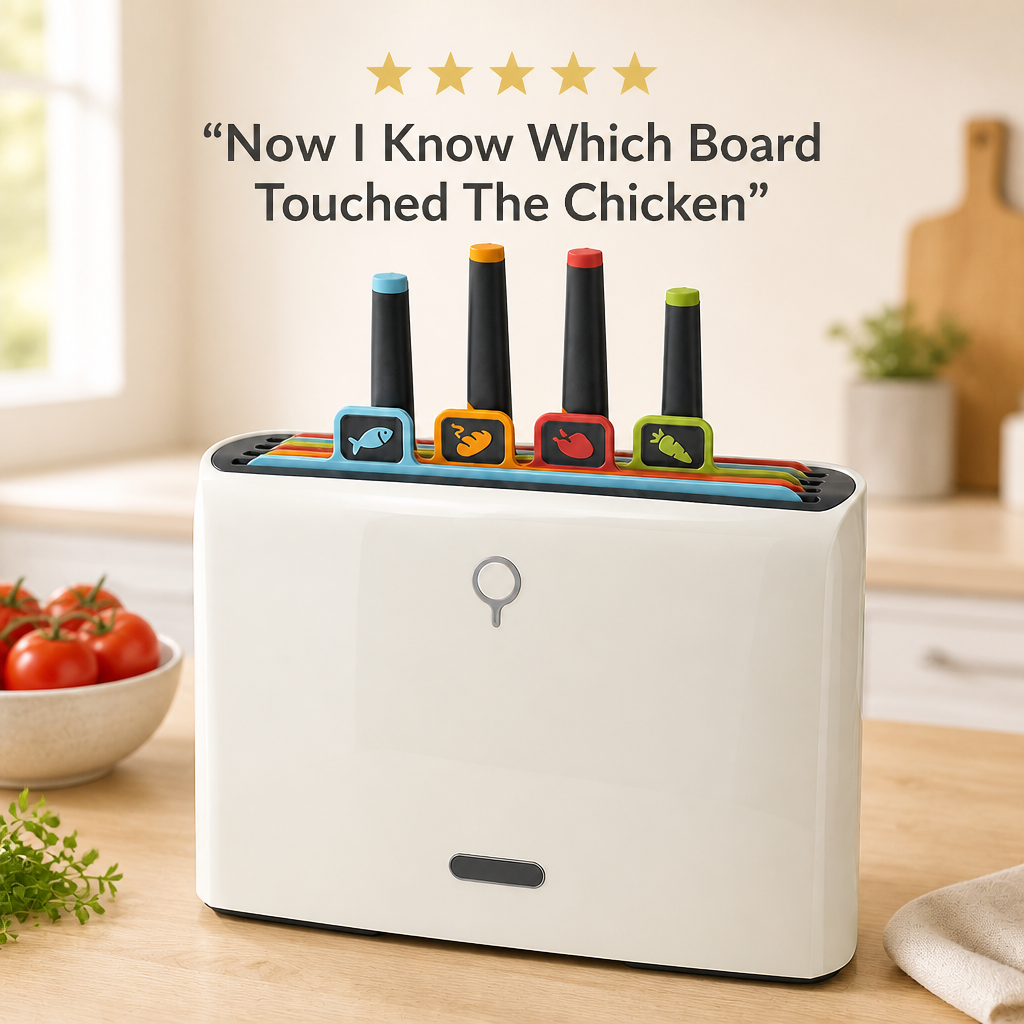 PrepRight Cutting Board and Knife Station — review_social_proof