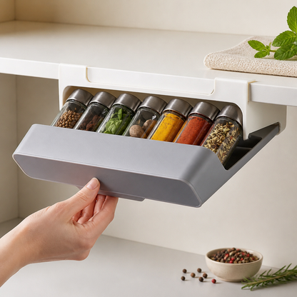 NestSlide Under-Shelf Spice Drawer — hero