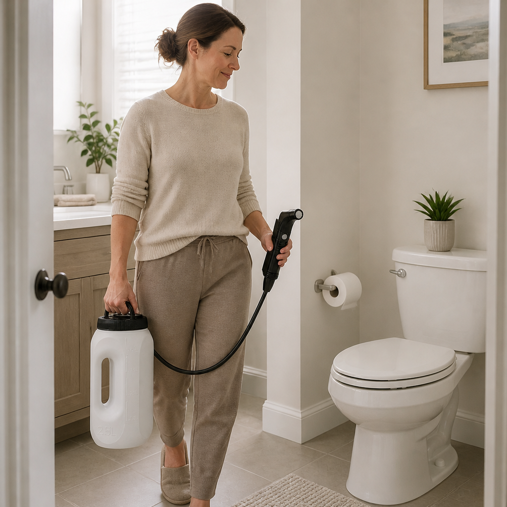 Aquella Portable Bidet — lifestyle