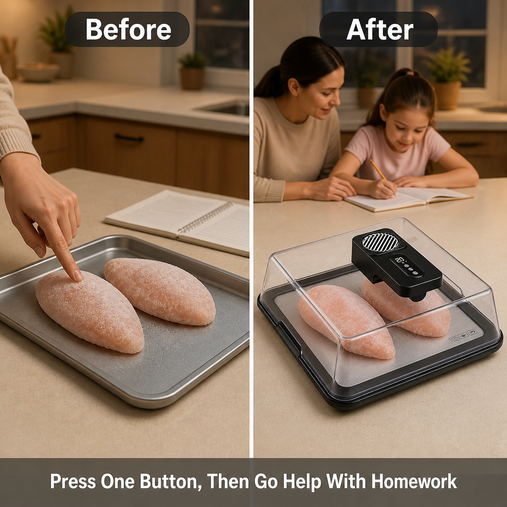 Thawly Electric Meat Thawer — before_after