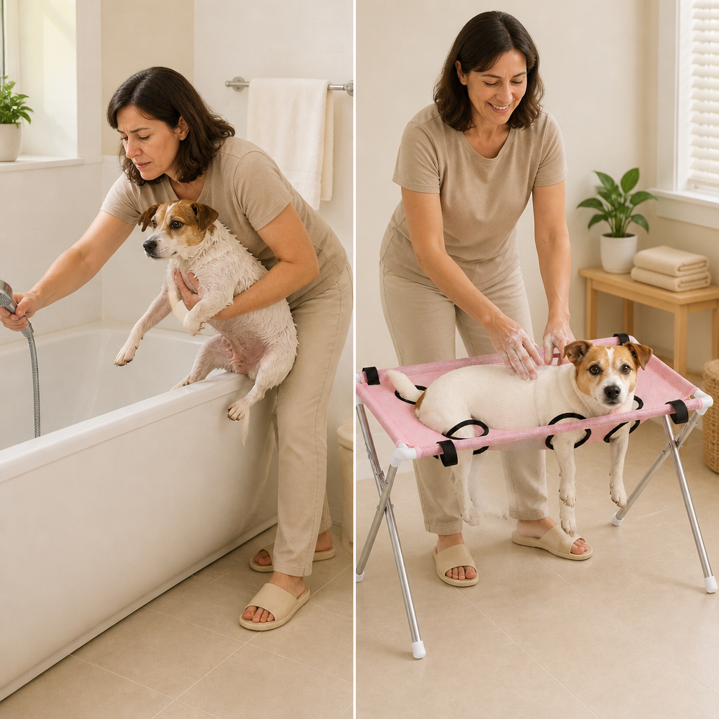 SoloGroom Pet Grooming Stand — problem_solution
