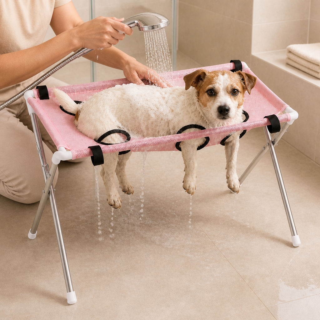 SoloGroom Pet Grooming Stand — benefit_visualization