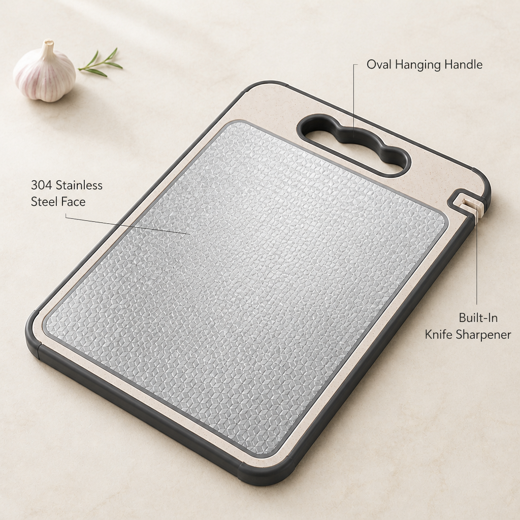 FlipPrep Double-Sided Cutting Board — feature_callout