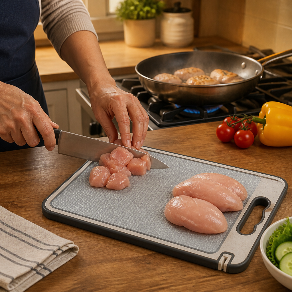 FlipPrep Double-Sided Cutting Board — lifestyle