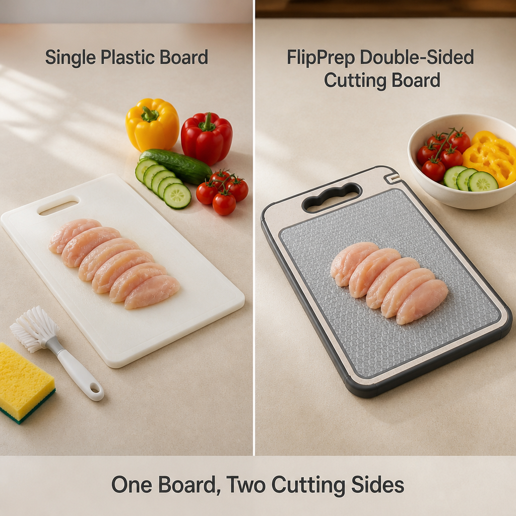 FlipPrep Double-Sided Cutting Board — comparison