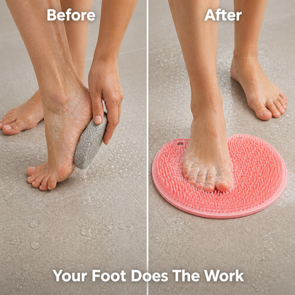 Stickwell Silicone Foot Scrubber — before_after