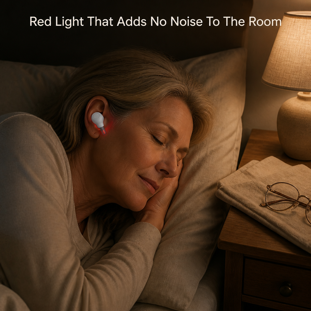Earlune Red Light Ear Device — benefit_visualization