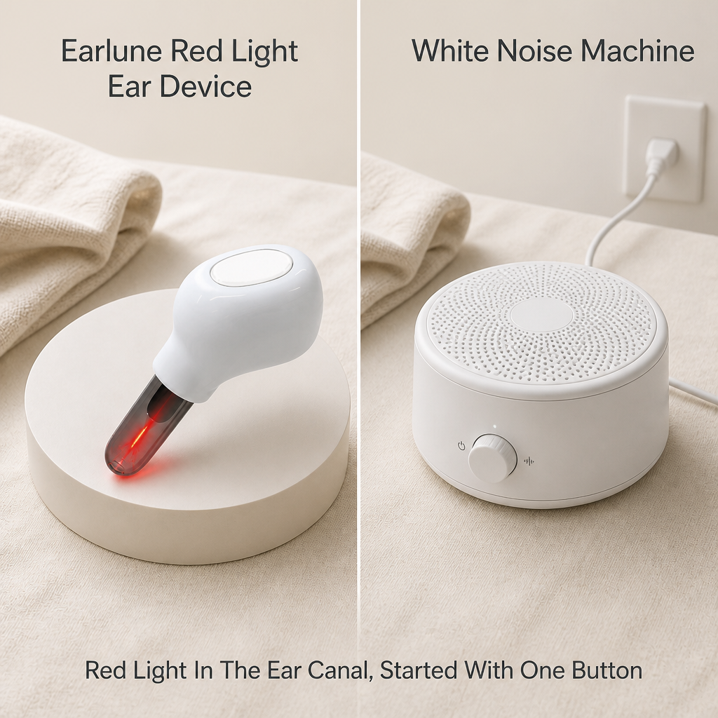Earlune Red Light Ear Device — comparison