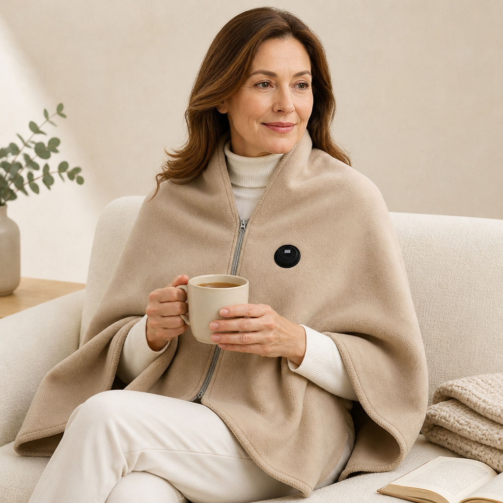 Warmlee Heated Shawl — hero