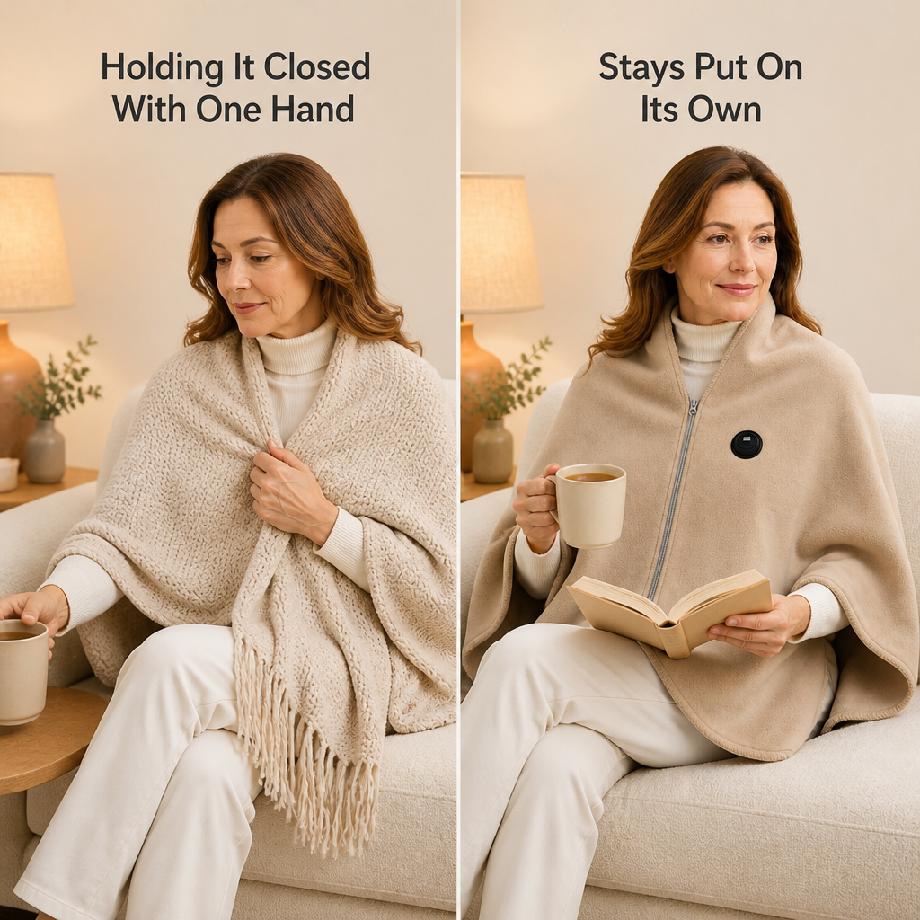 Warmlee Heated Shawl — problem_solution