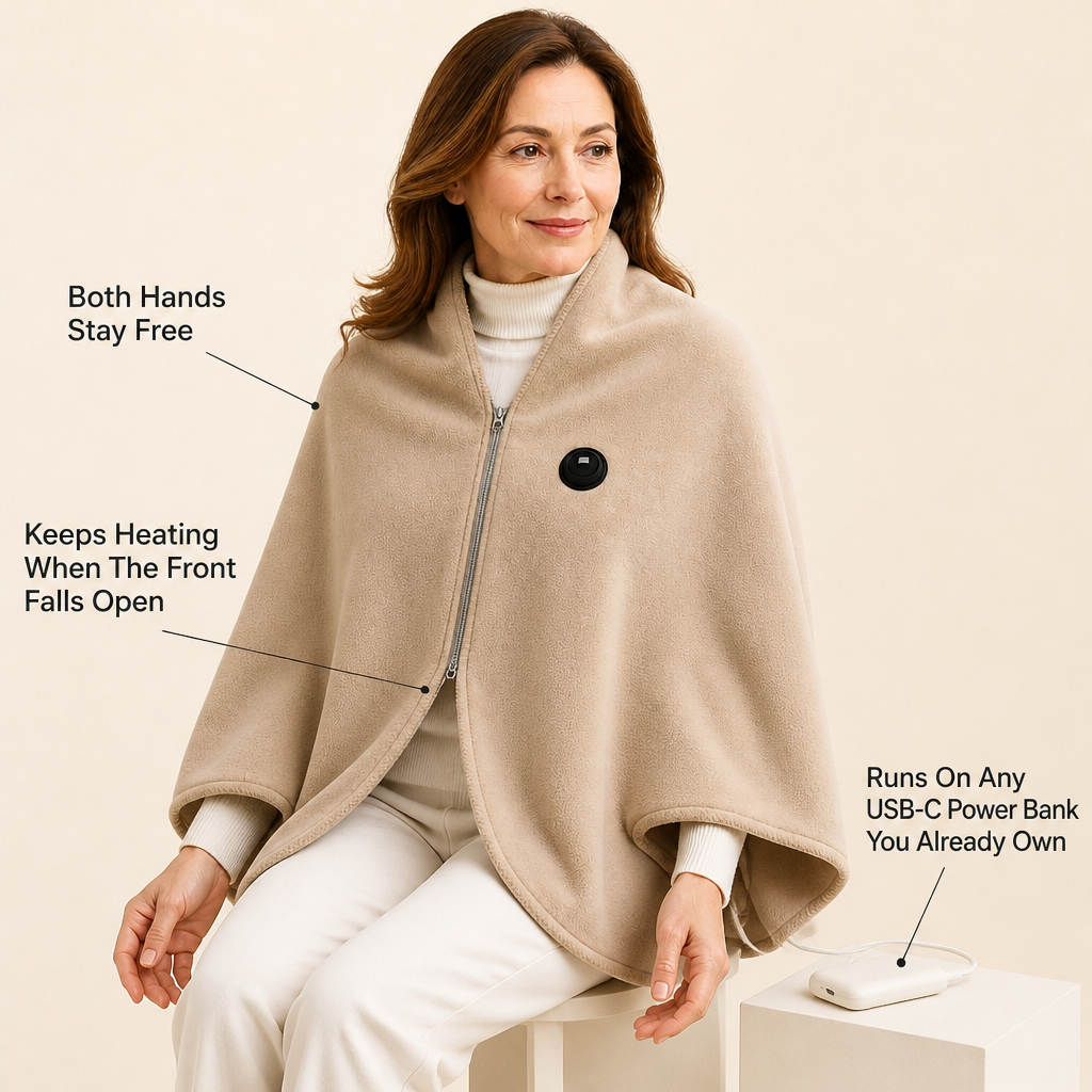 Warmlee Heated Shawl — feature_callout