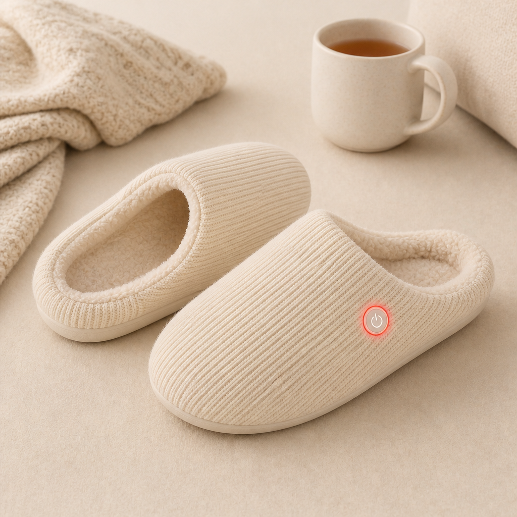 EmberNest Heated Slippers — hero