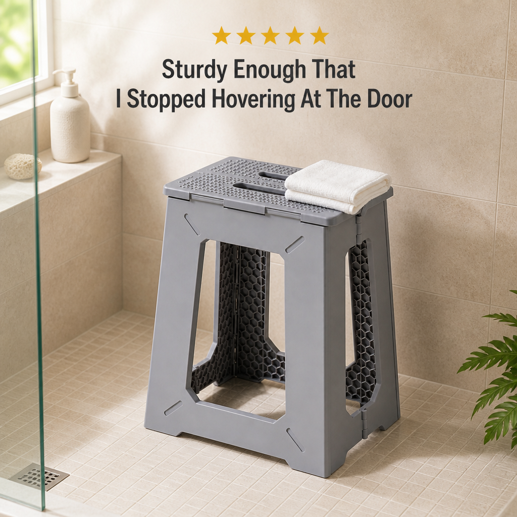 HexHold Folding Shower Stool — review_social_proof