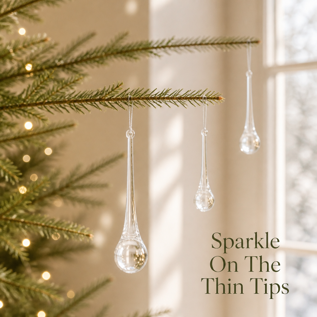 TwinkleTip Acrylic Teardrop Ornaments — benefit_visualization
